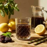 Prune Juice Apple Juice and Butter – Powerful 3-Ingredient Fix That Works 3 Prune juice apple juice and butter in a mug on kitchen table