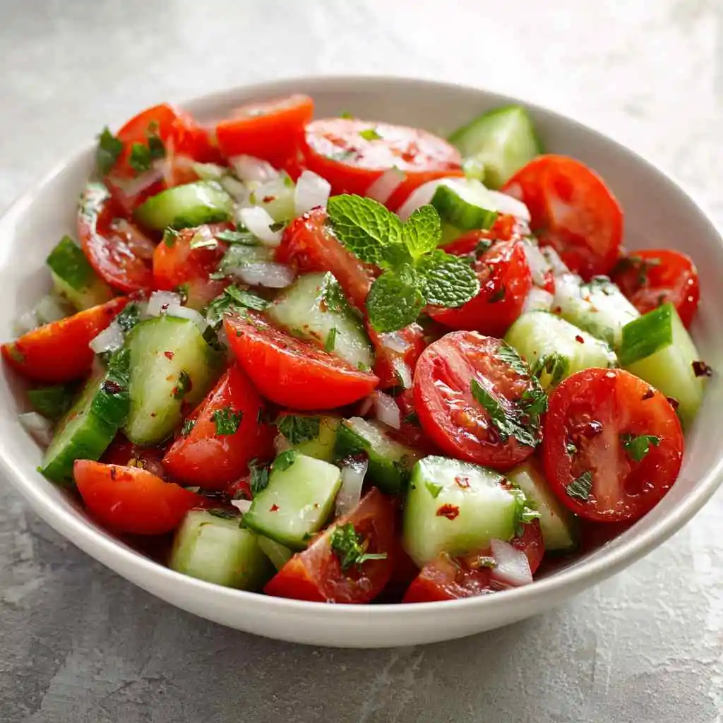 Tomato and Cucumber and Feta Salad: 5 Quick Ways to Freshen Up Your Meal 8 Tomato and Cucumber and Feta Salad Recipe
