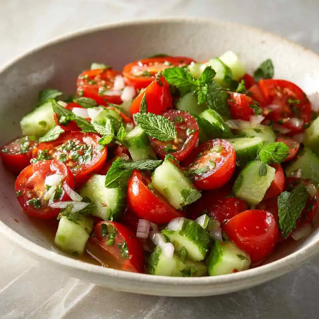 Tomato and Cucumber and Feta Salad: 5 Quick Ways to Freshen Up Your Meal 6 Tomato and Cucumber and Feta Salad
