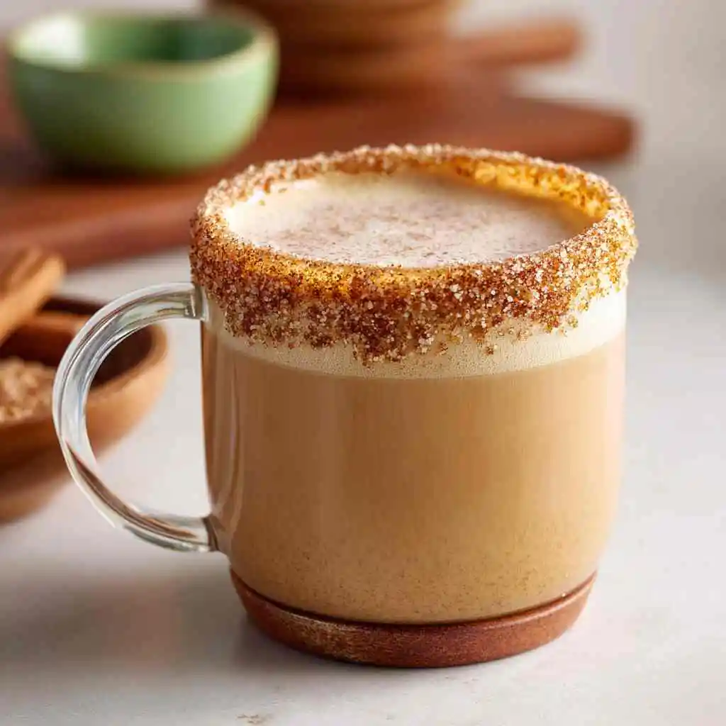 Horchata Latte Recipe: 7 Simple Steps to a Cozy Cinnamon Coffee 11 anassbourouti Image features a close up of a clear glass mug 19d3fb02 b1a0 47cf a1cb b53c110a5c0e 2 q32 w1024