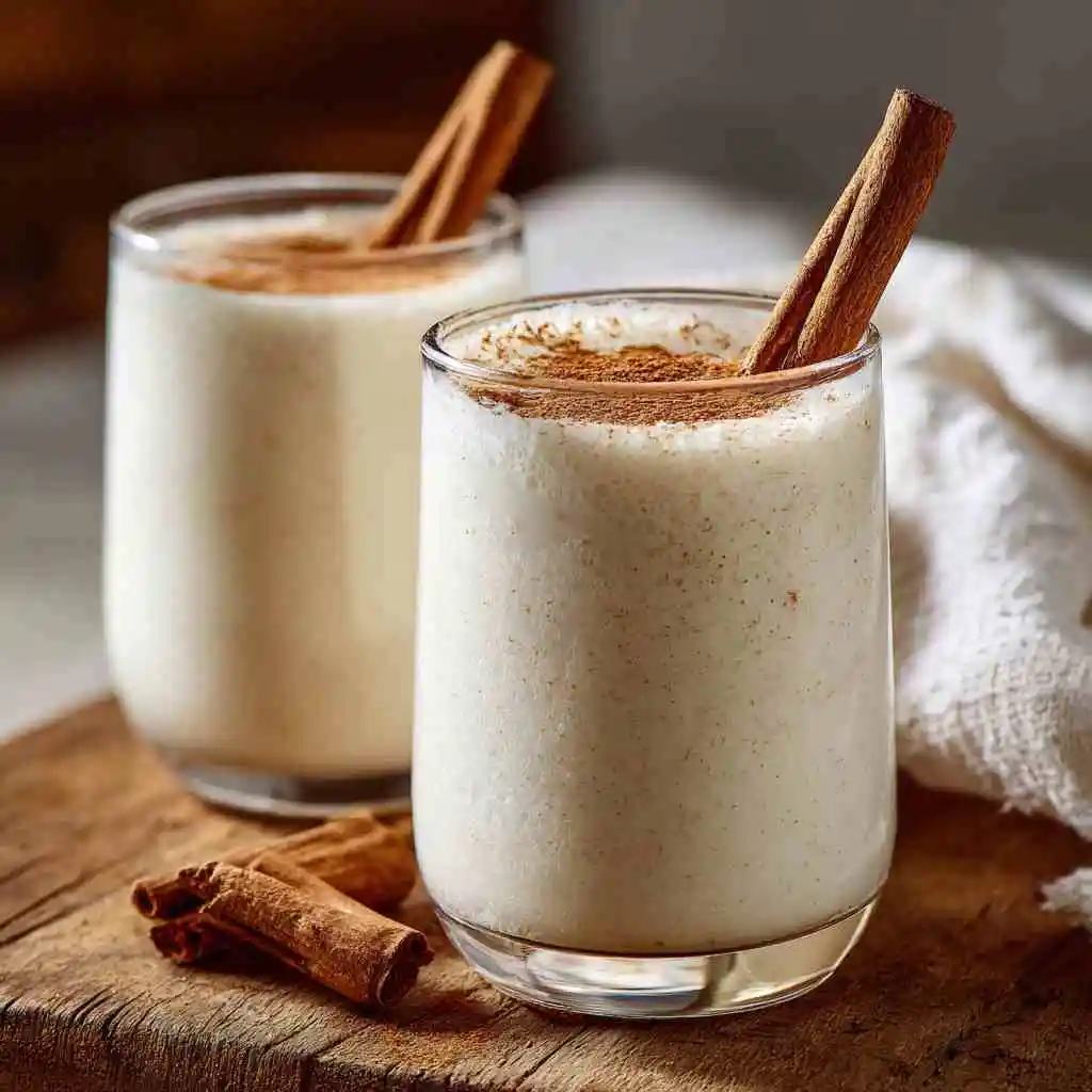 Horchata Calories: How to Enjoy This Refreshing Drink Without Overdoing It 11 Chilled horchata with food – balanced horchata calories serving