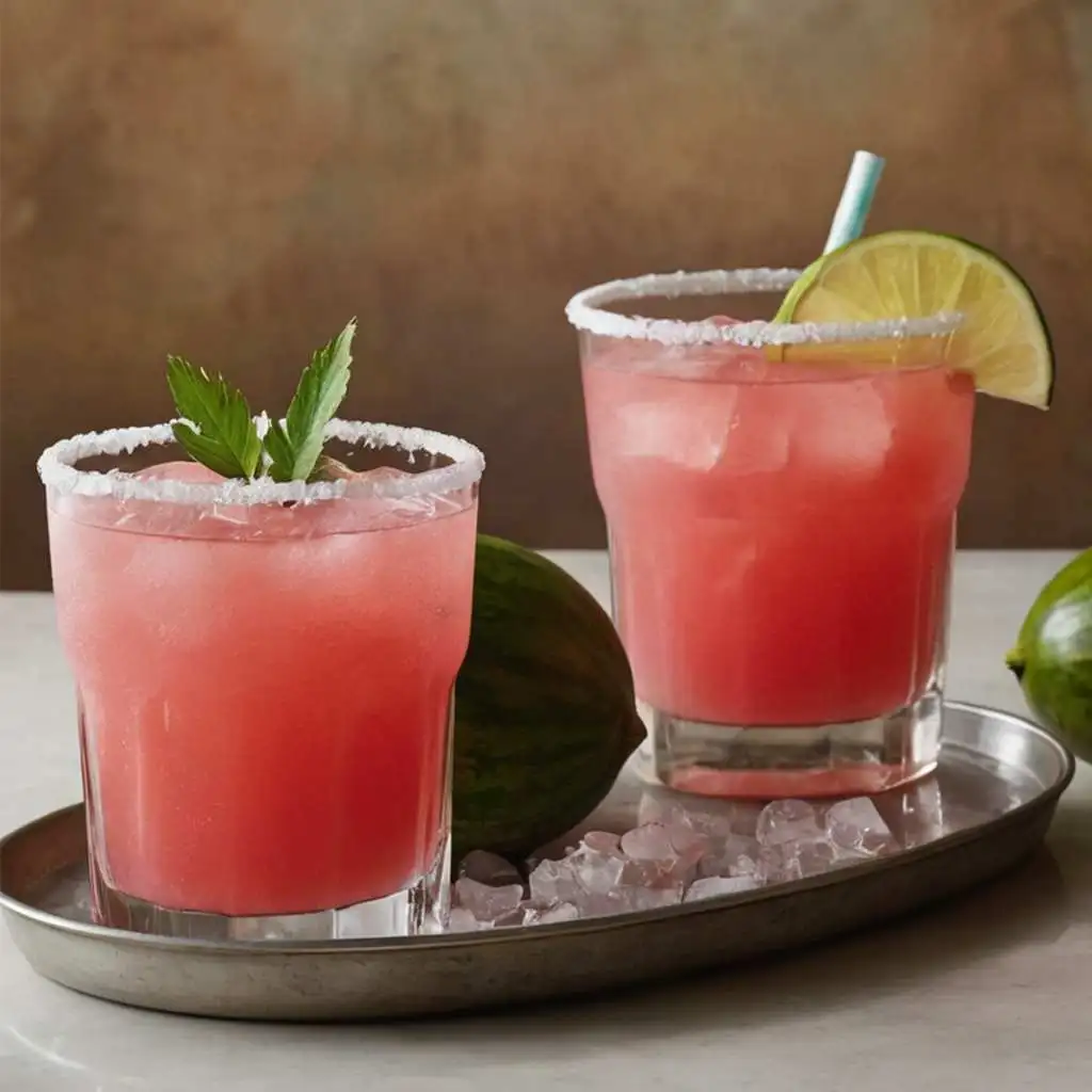 Agua de Sandia Recipe: Sweet, Simple, and Perfectly Refreshing 11 Served agua de sandia in pitcher and glasse