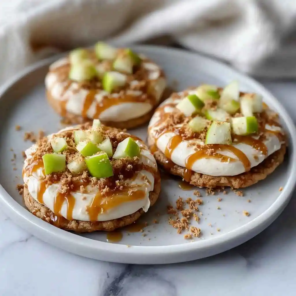 Caramel Apple Cookies – The Ultimate Fall Dessert for Baking Lovers 11 Caramel Apple Cookies served