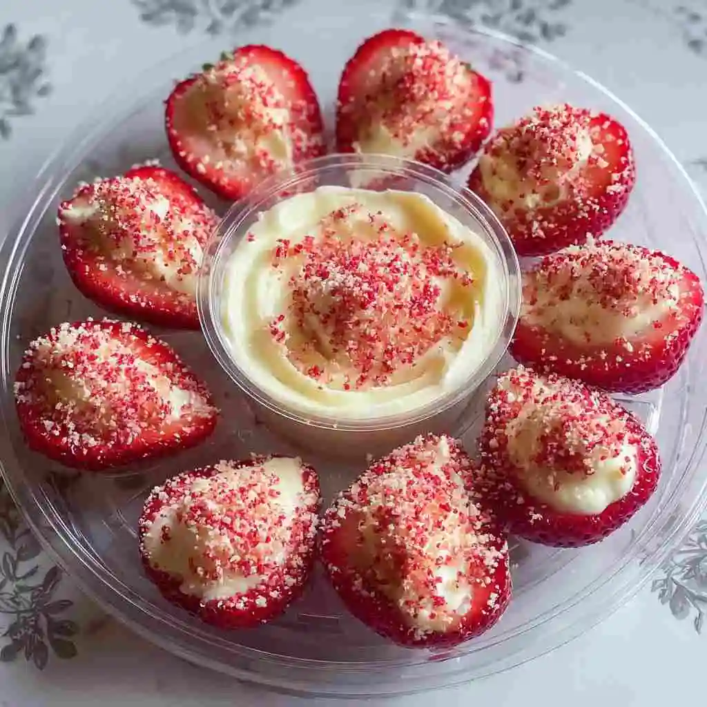 Cheesecake Deviled Strawberries
