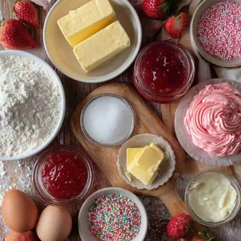Strawberry Sugar Cookie Cups: Soft, Sweet, and Easy to Make 10 Ingredients for Strawberry Sugar Cookie Cups