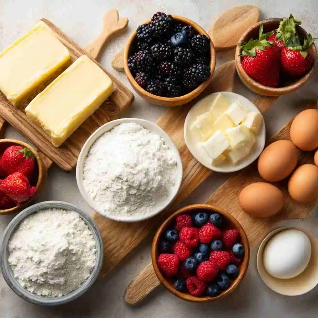Ingredients for Sugar Cookie Cheesecake