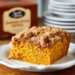Pumpkin Coffee Cake with Crumb Topping