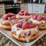 Strawberry Cheesecake Stuffed Donuts That Everyone Will Love 9 Strawberry Cheesecake Stuffed Donuts