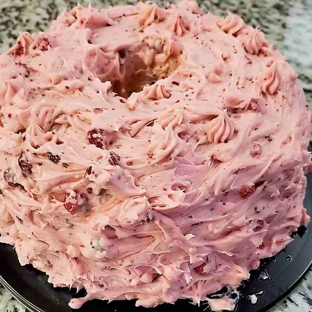 Strawberry Italian Cream Pound Cake